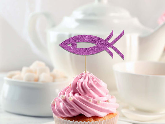 Ichthys Cupcake Topper