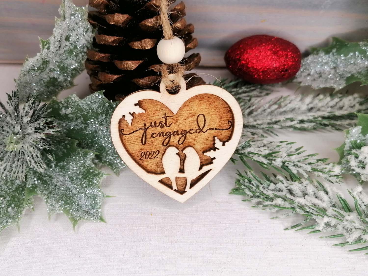 Engagement christmas decoration discount
