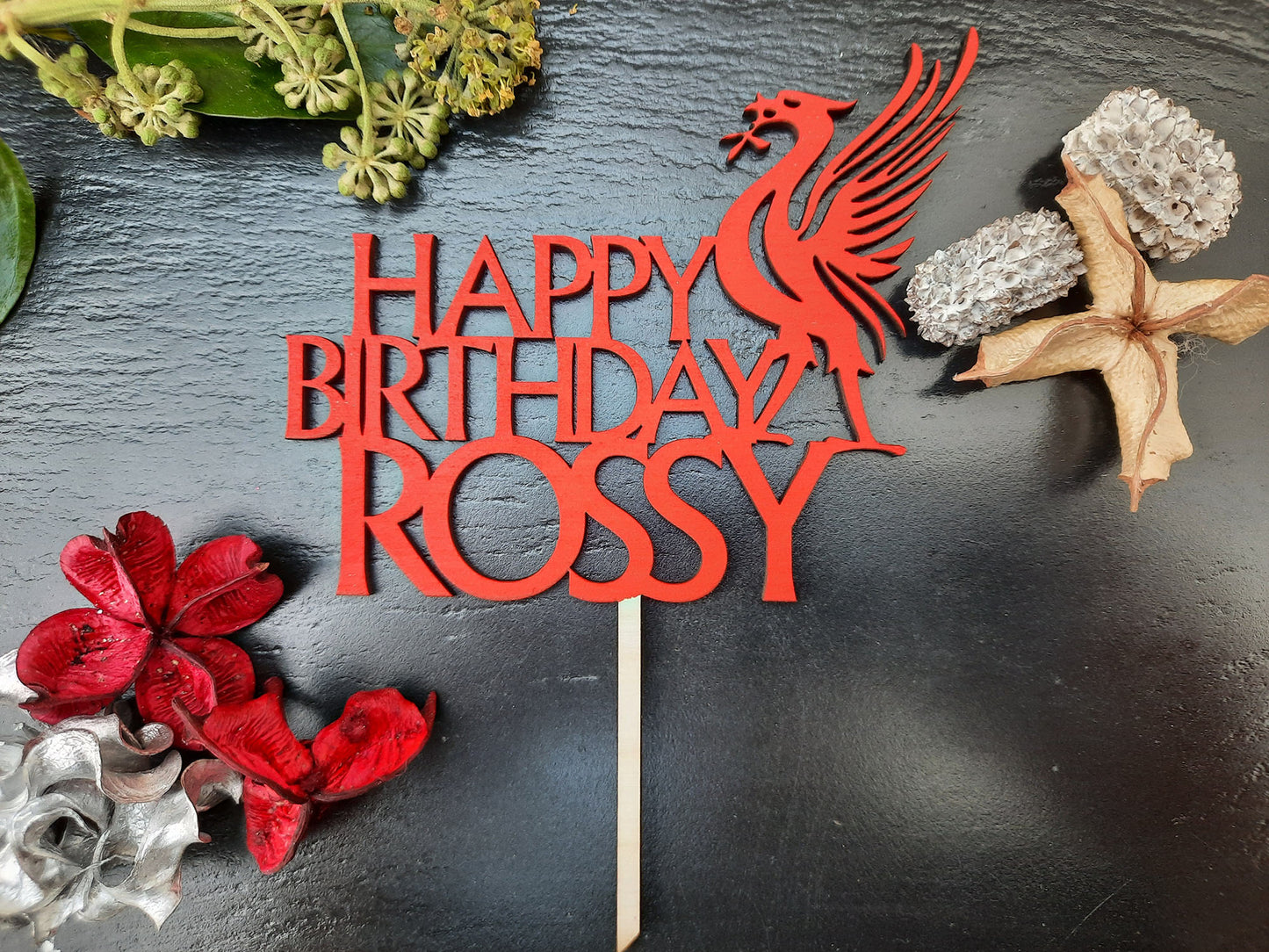 Liverpool Fan Name Birthday Topper