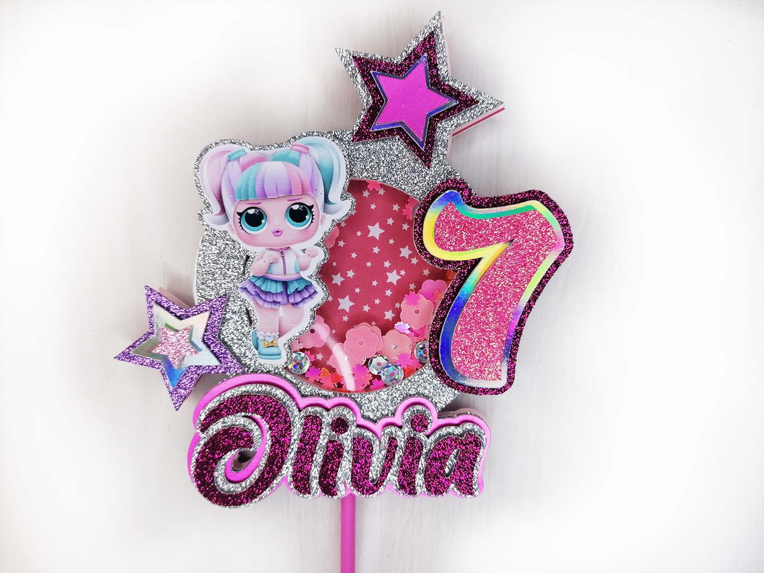 LOL 3D Shaker Cake Topper - Made in Ireland