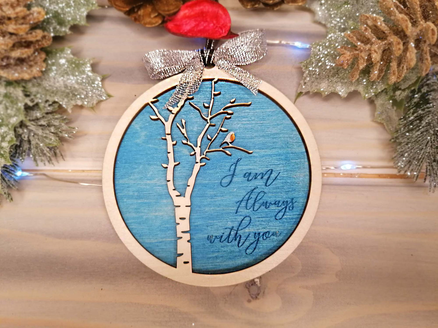 Memorial Christmas Ornament Robin Ireland