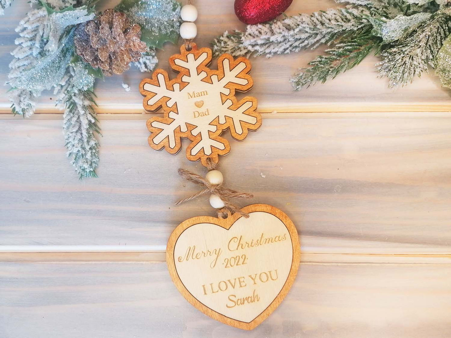 Personalised Christmas Tree Decoration