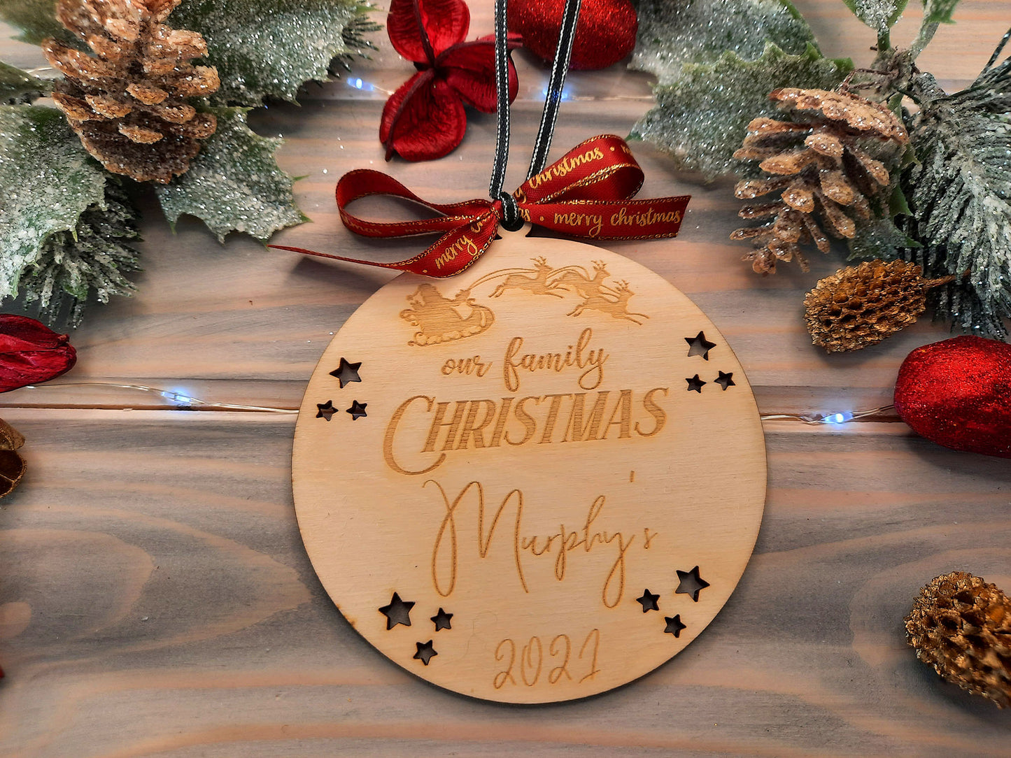 Our Family Christmas Custom Name - PG Factory