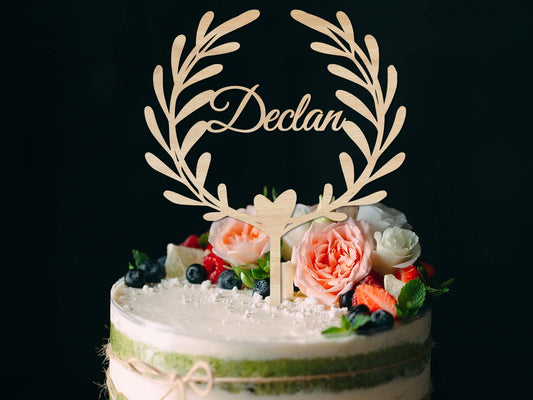 Name Cake Topper for Communion Confirmation Christening