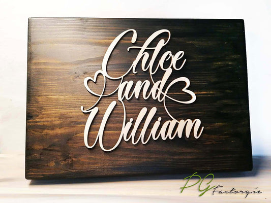Love Personalized Sign Names Home Decor