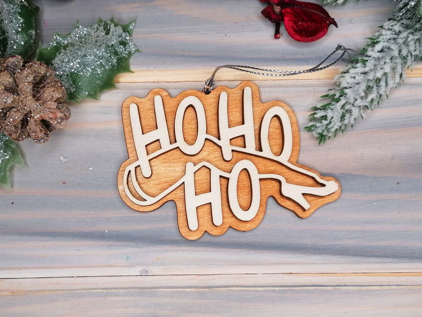 HO HO HO Naughty Christmas Decoration