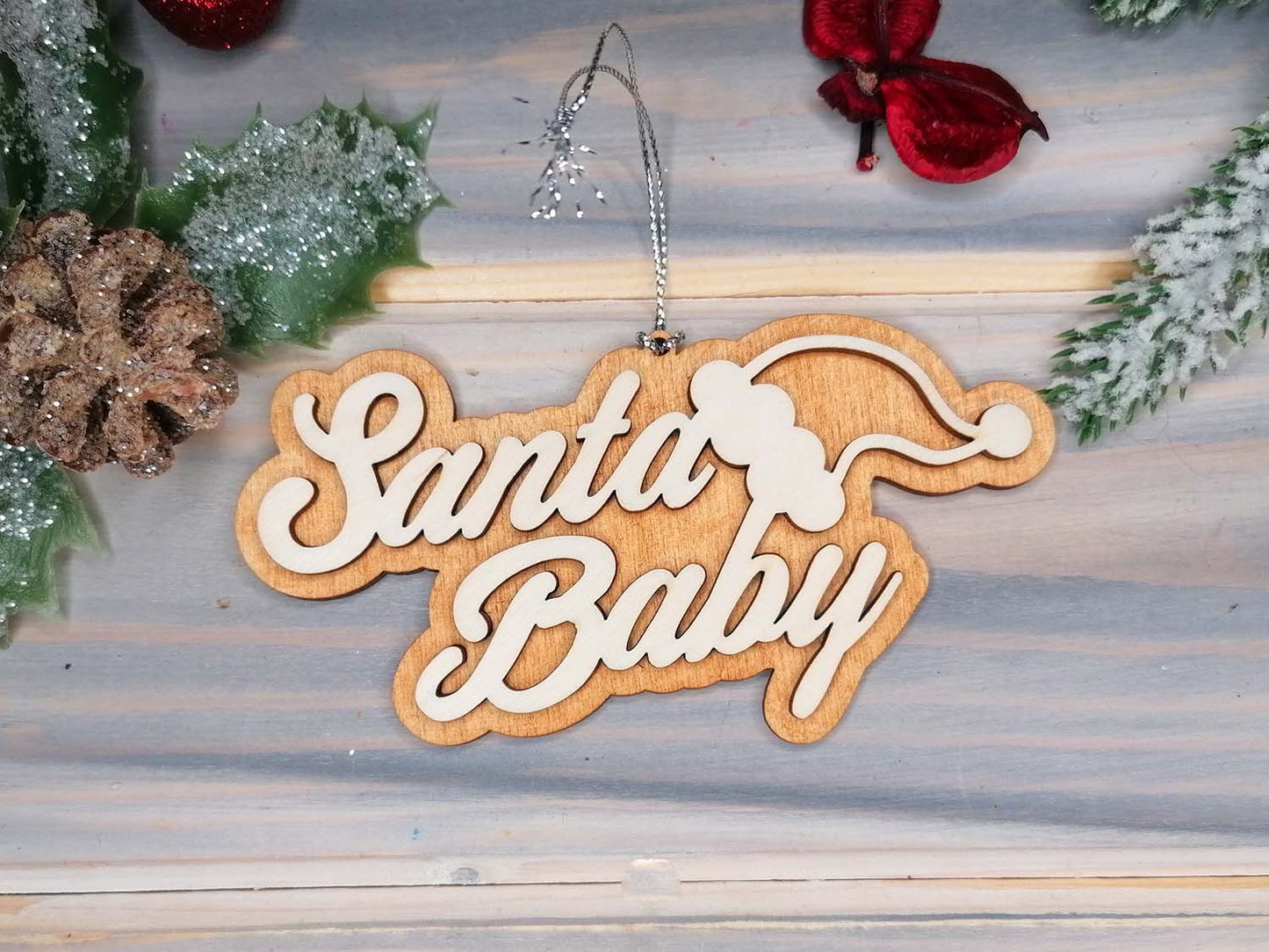 Santa Baby Naughty Christmas Decoration