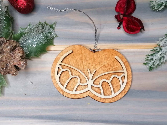 Sexy Boobs Naughty Funny Christmas Decoration