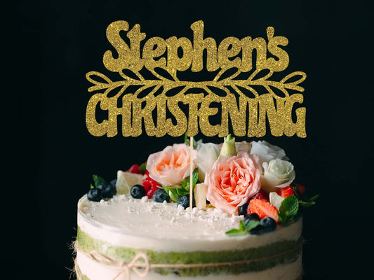 Personalised Christening Cake Decoration Ireland