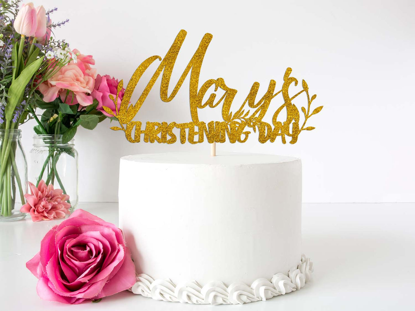 Modern Christening Day Cake Topper Dublin Ireland Cake Toppers