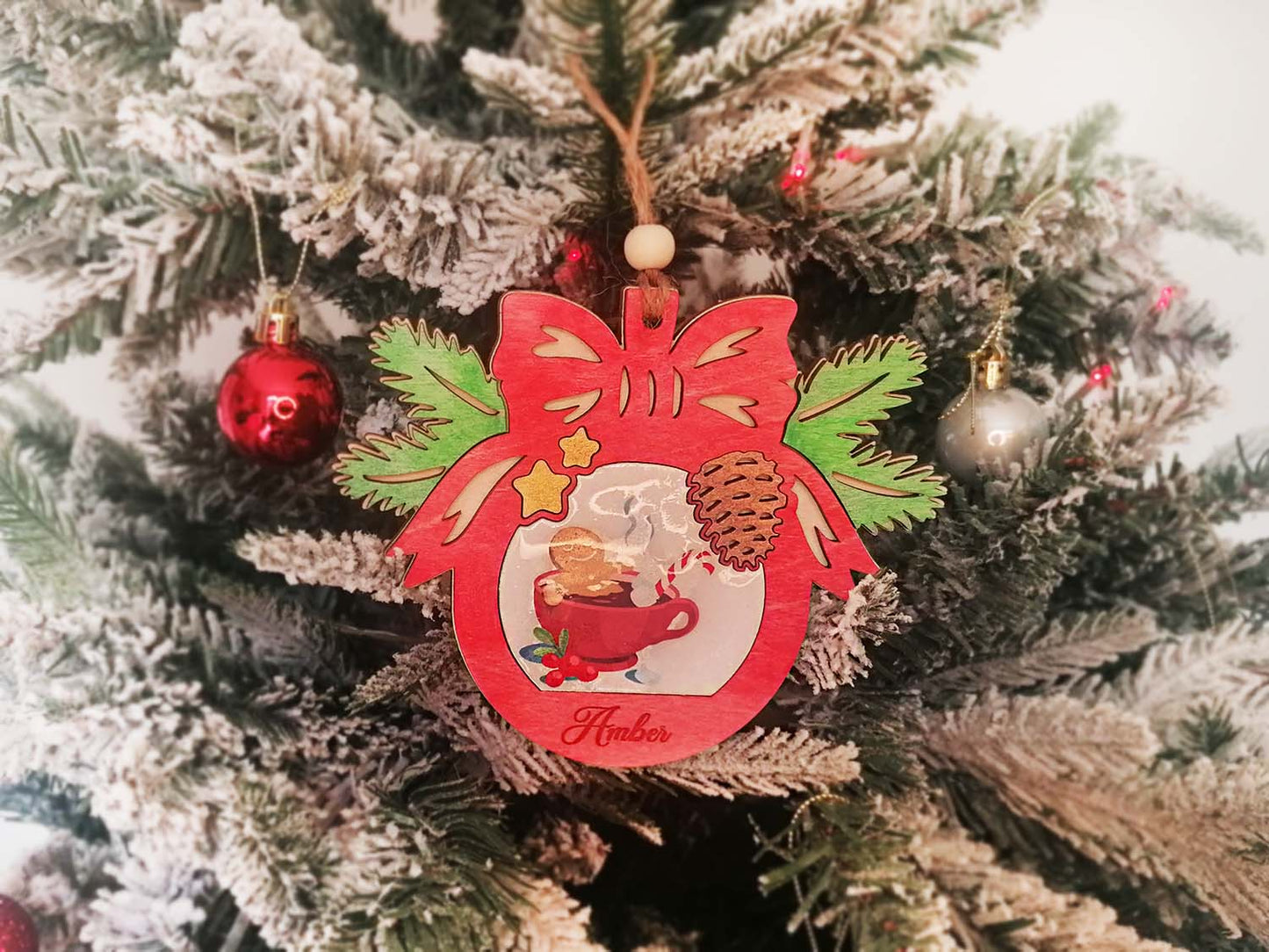 Personalised Christmas Tree Bauble Ireland