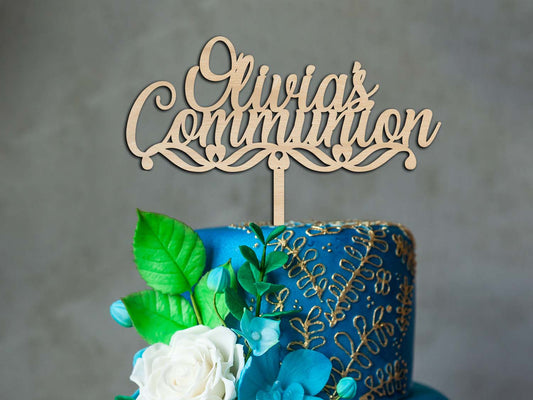 Personalised Communion Cake Topper Ireland