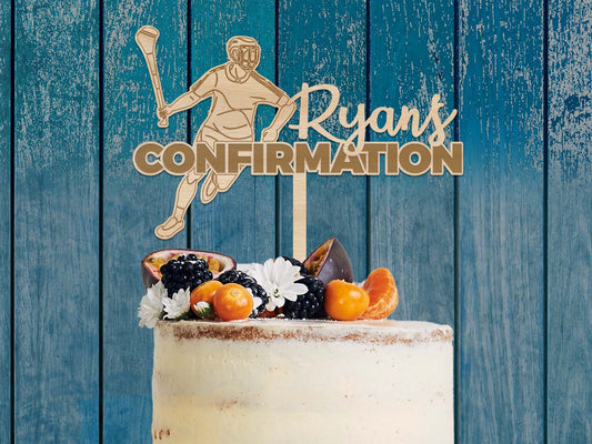 Confirmation Hurling Cake Topper Ireland