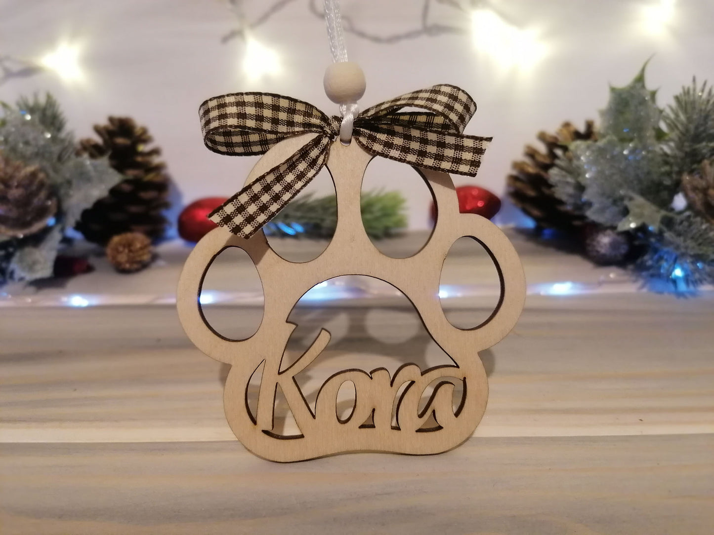 Personalised Dog Paw Christmas Decoration (ver2) - PG Factory