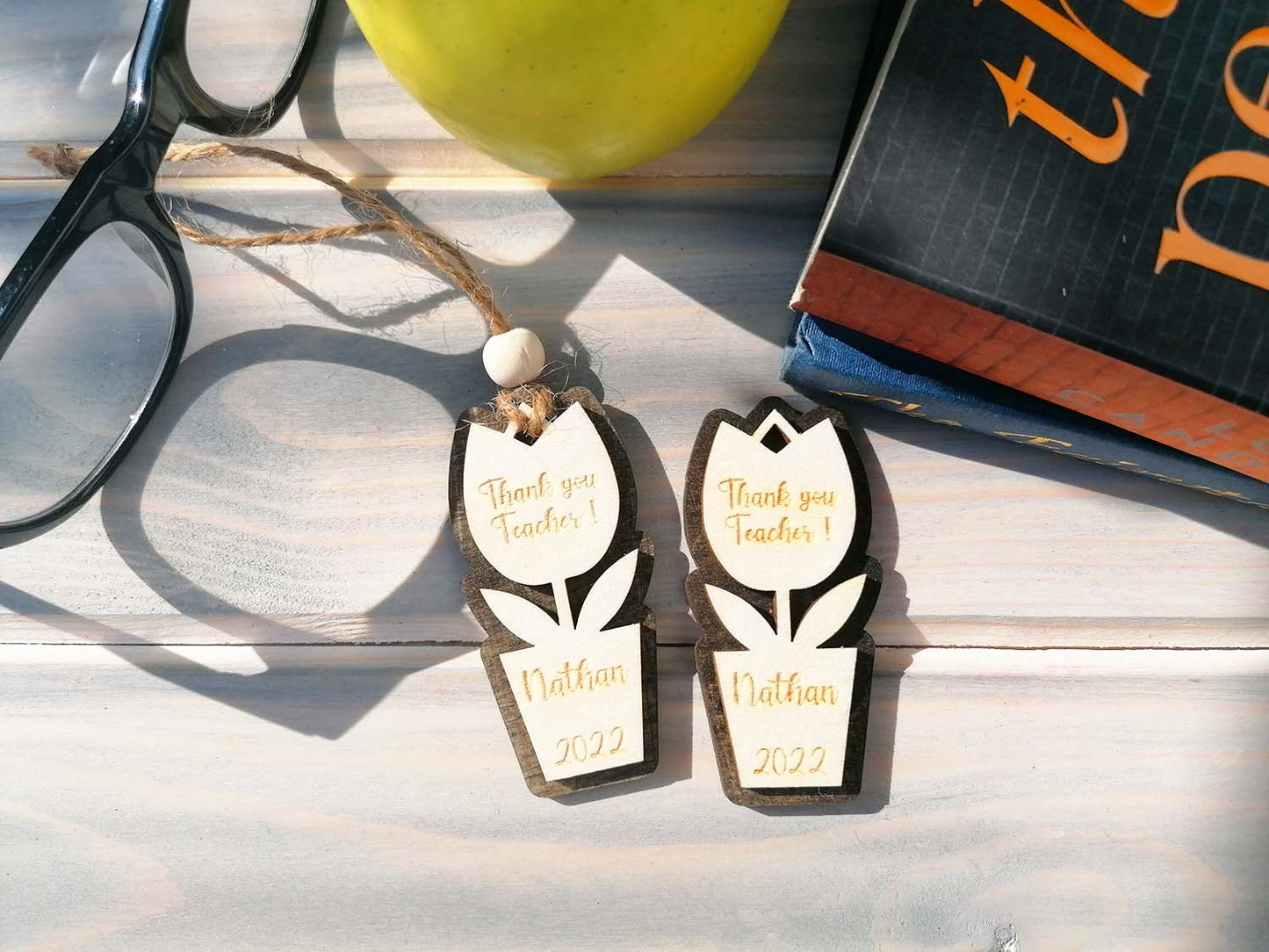 Personalised Gift for Teacher Pendant and Magnet