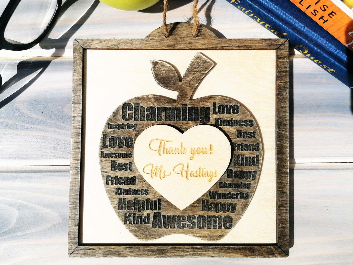 Thank you frame gift for teacher