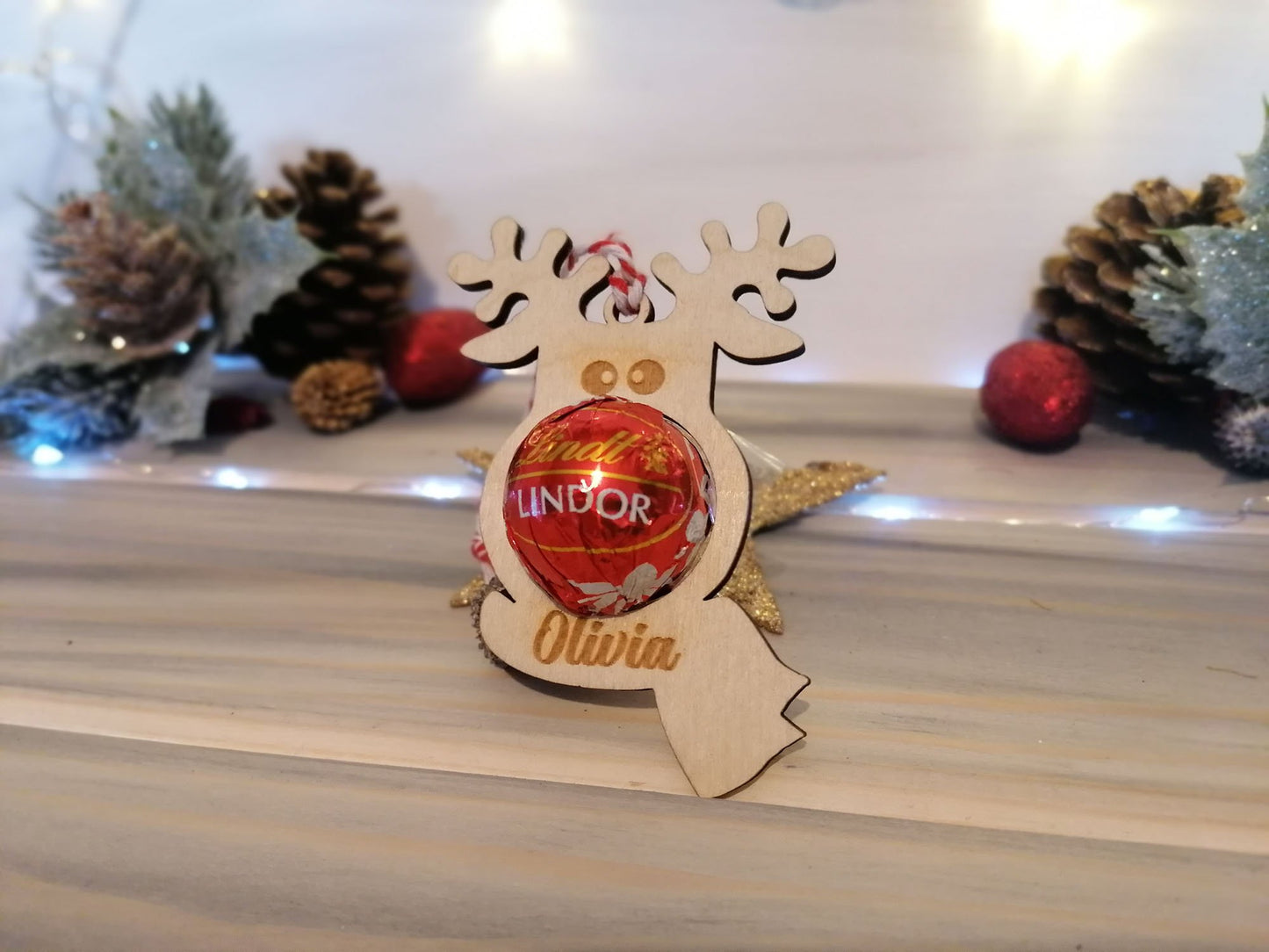 Multipack Rudolf Lindor Chocolate Holders - Custom names - PG Factory