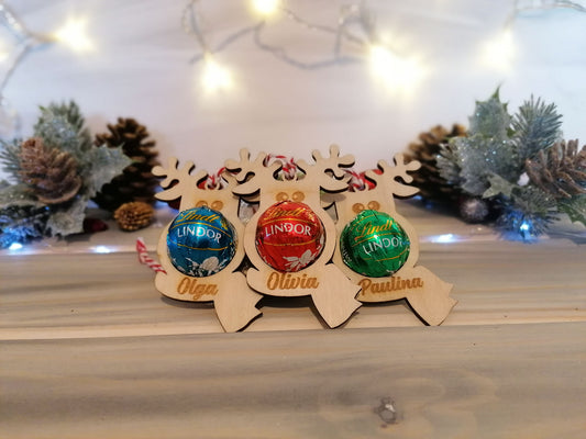 Rudolf Lindor Lindt Chocolate Holders