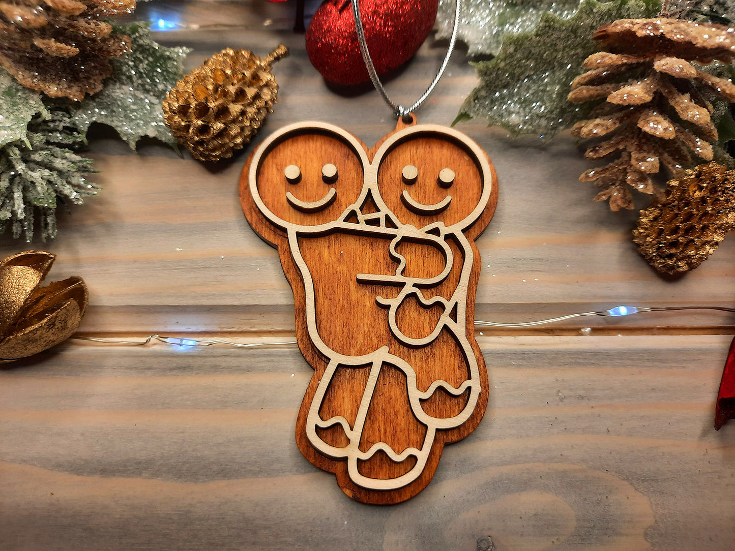 Pack of 10 Same Sex Gingerbreads - Christmas Decoration verG - PG Factory