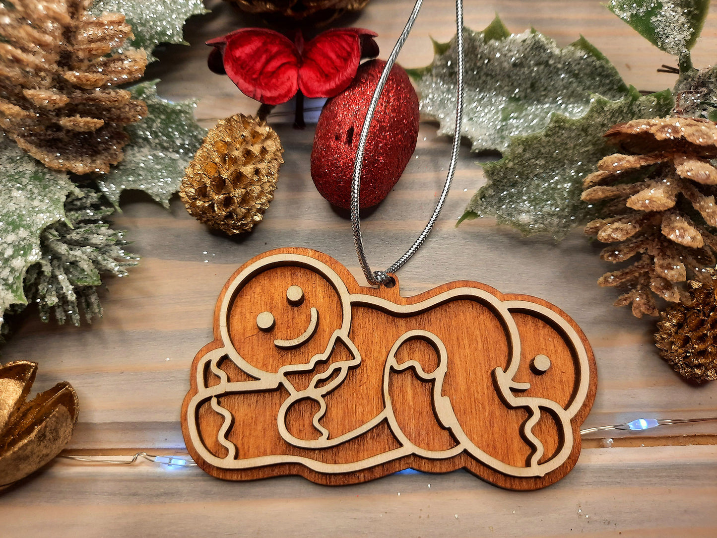 Pack of 10 Same Sex Gingerbreads - Christmas Decoration verG - PG Factory
