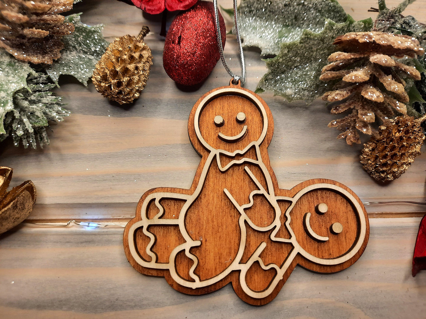 Pack of 10 Same Sex Gingerbreads - Christmas Decoration verG - PG Factory