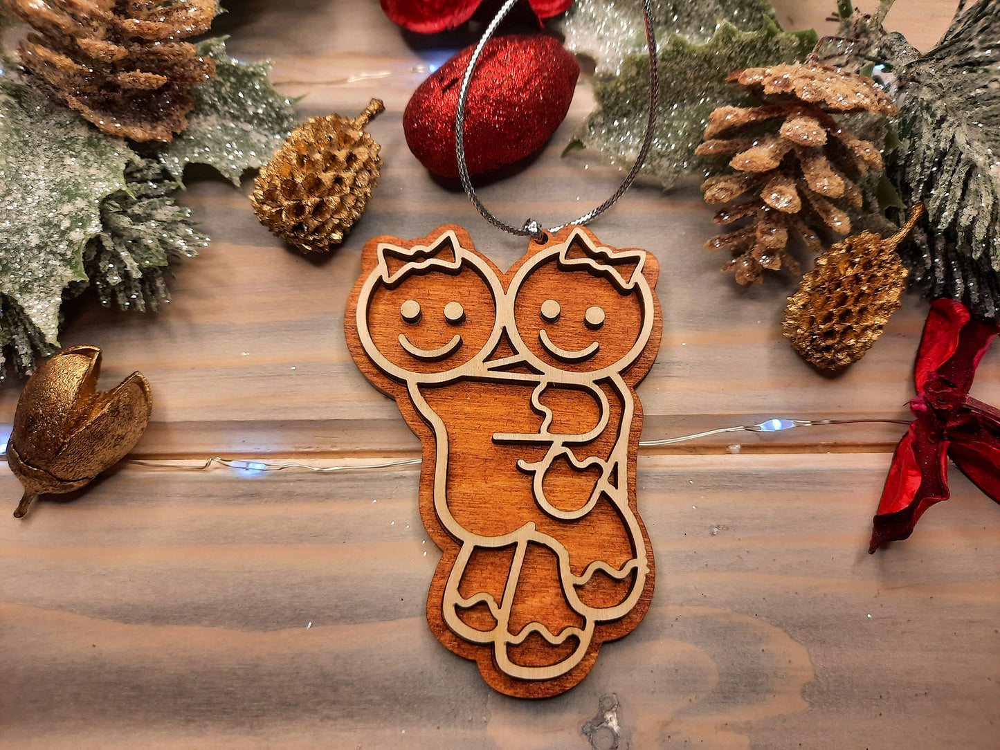 Pack of 10 Same Sex Gingerbreads - Christmas Decoration verL - PG Factory