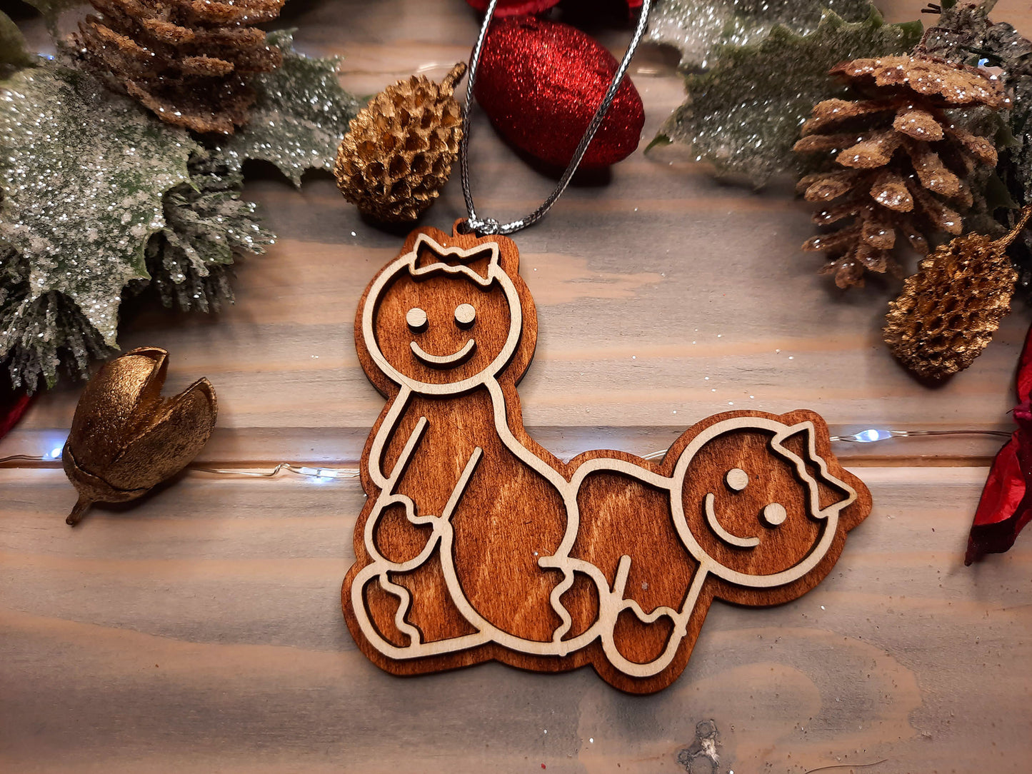 Pack of 10 Same Sex Gingerbreads - Christmas Decoration verL - PG Factory