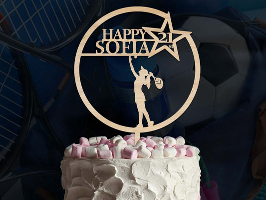 Tennis Birthday Cake Topper Ireland