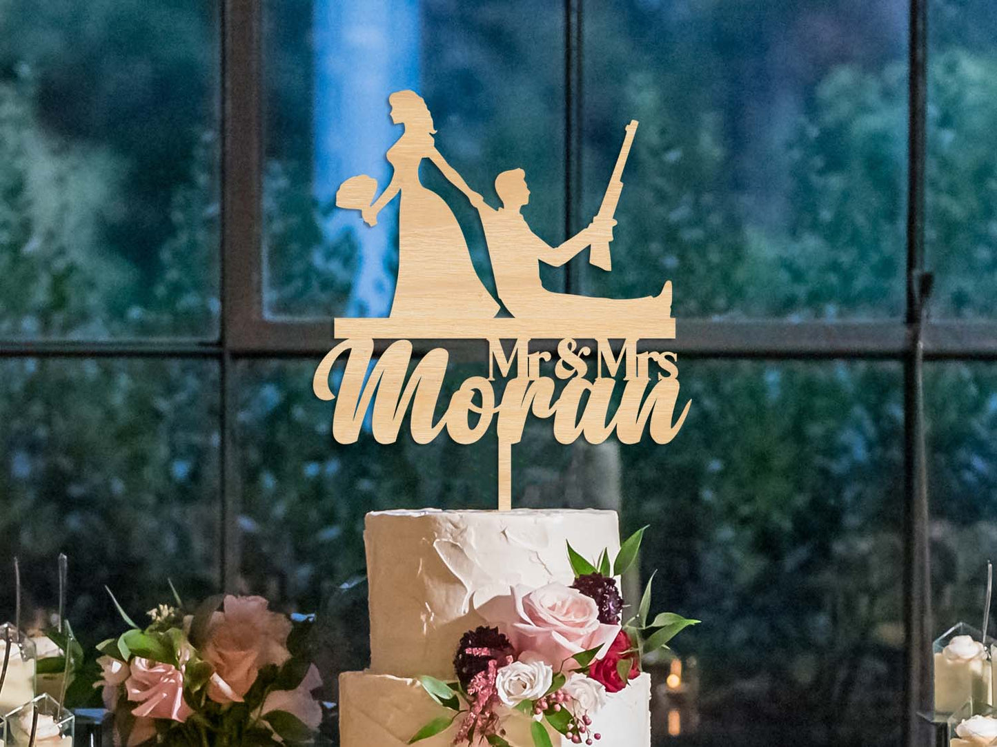 Personalised silhouette Cake Sign Ireland