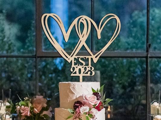 Two Hearts  Wedding Cake Sign Ireland