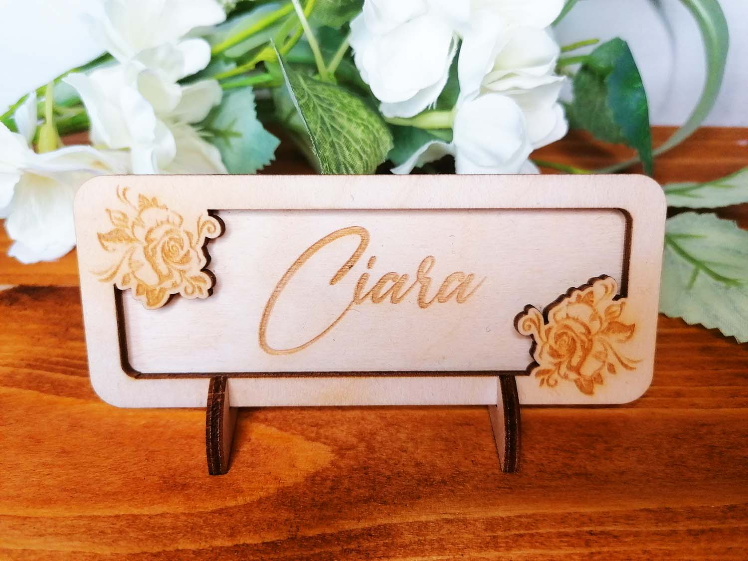 Boho Wedding Place Name Card Ireland