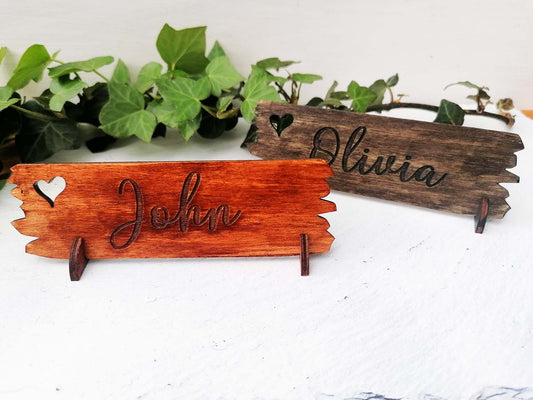 Personalised Wedding Place Cards