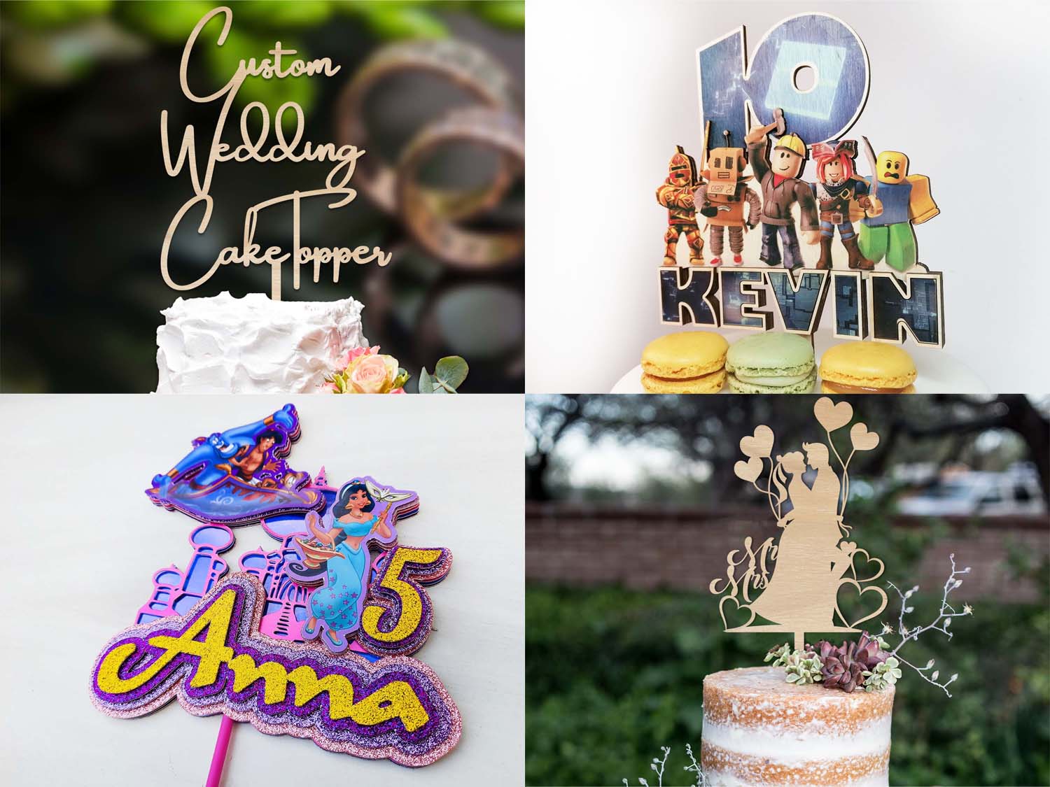 Personalised Cake Toppers - Edible Photos | Big Day Cakes
