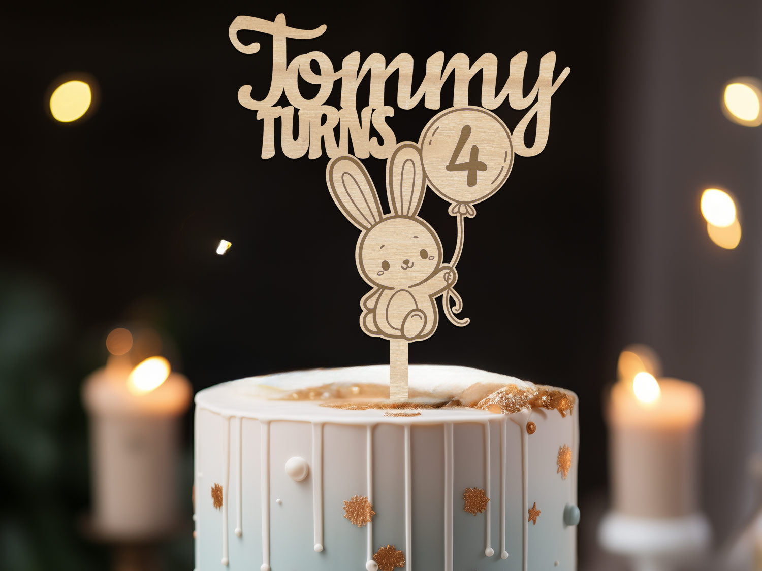Cake Topper For Birthday with Age