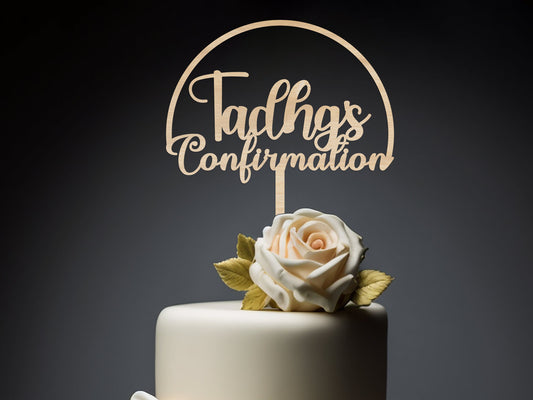 Cake Topper for Confirmation Cake Ireland
