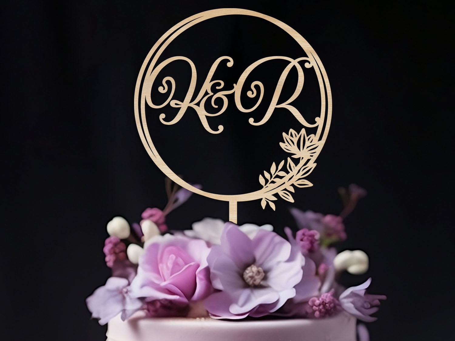 Elegant Classic Wedding Cake Topper