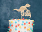 It's a boy cake topper with dinosaur, Baby Reveal Cake Topper
