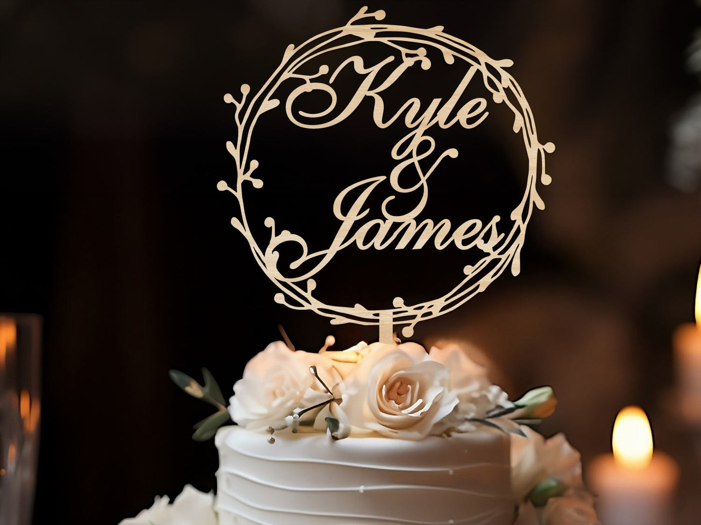 Names Wedding Cake Topper Ireland Dublin