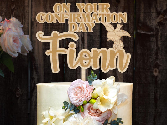 On Your Confirmation Day Cake Topper Ireland