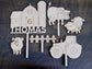 Personalised Birthday Cake Topper Farm Set