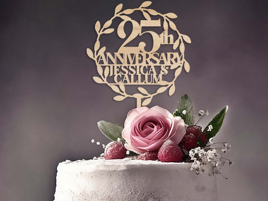 Wedding Anniversary Cake Topper Ireland