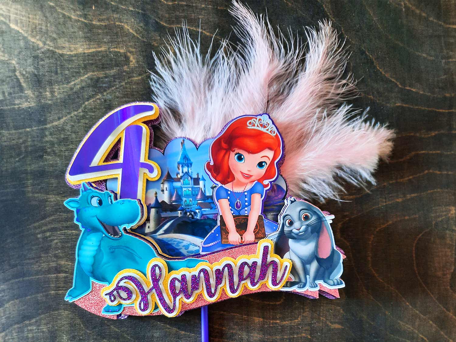 Sofia the First 3D Birthday Cake Topper Ireland