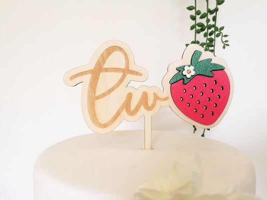 Two Birthday Cake Topper