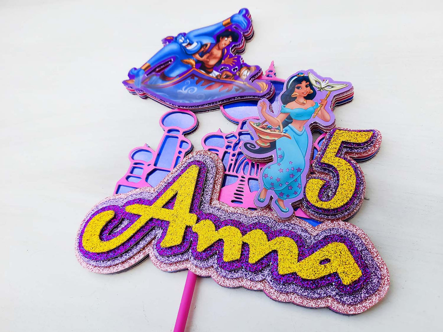 Aladdin 3D Cake Topper Custom cake decoration Ireland