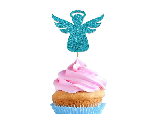 Glitter Sparkly Angel Cupcake Topper Ireland