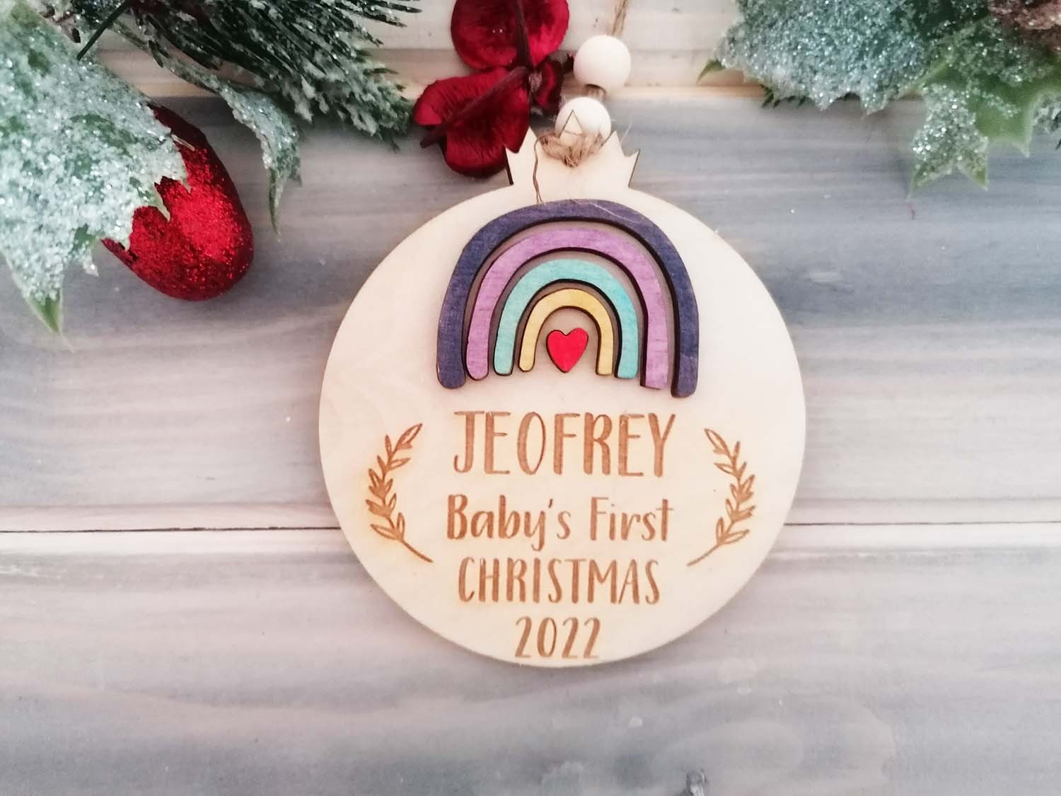 Baby Boy First Christmas Tree Decoration