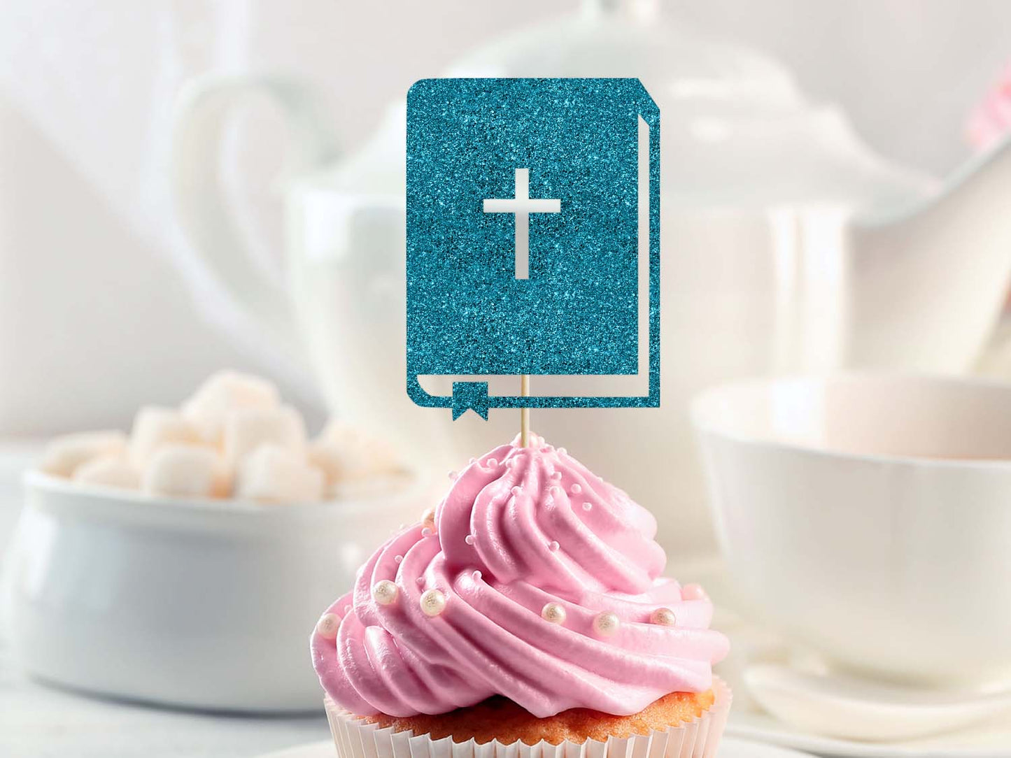 Bible Cupcake Topper