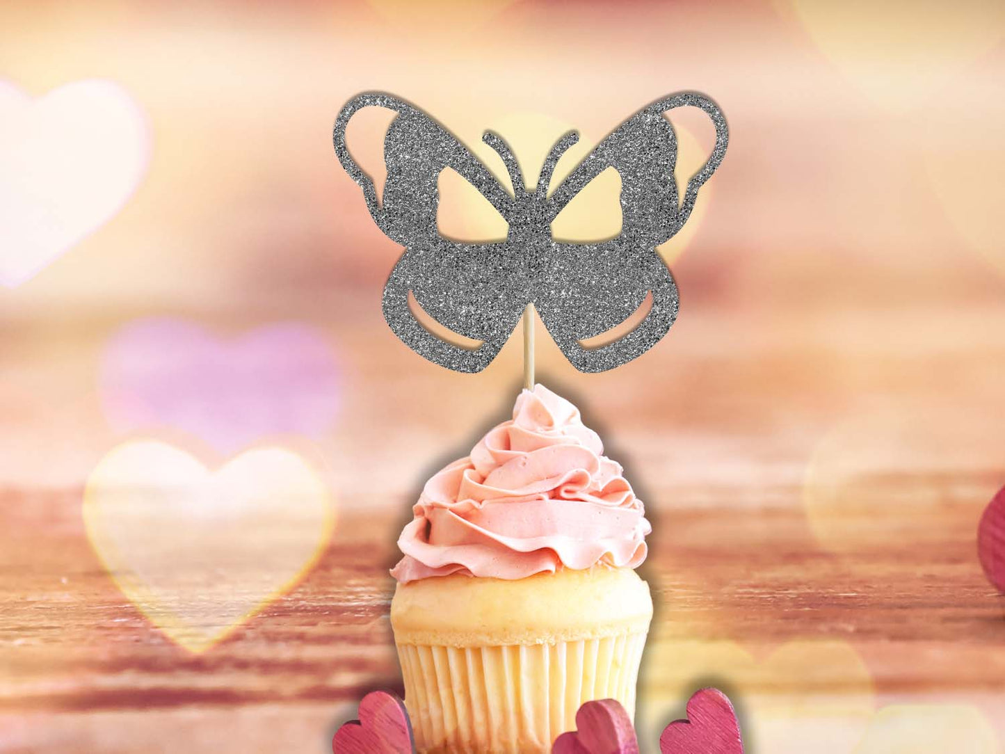 Butterfly Cupcake Toppers Birthday Party Decoration