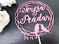 Pink Love Birds Wedding Cake Topper Ireland