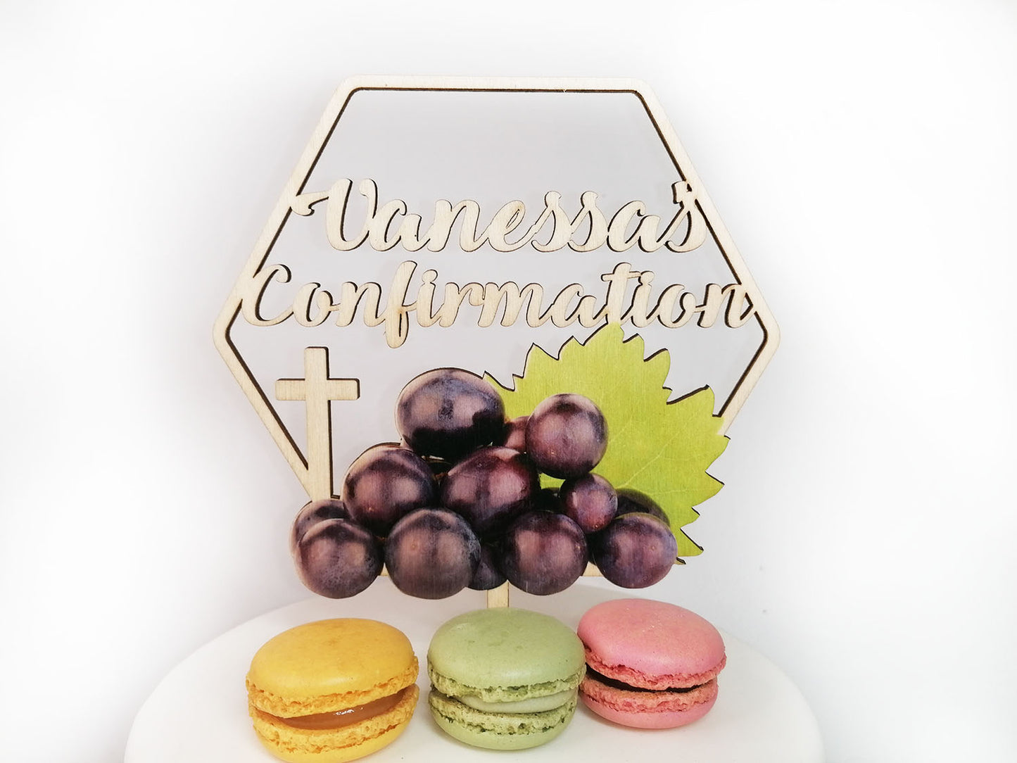 Personalised Cake Sign Topper Confirmation Ireland